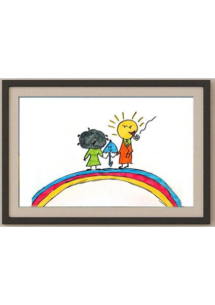 Bartkevich Alisa 29X21CM Orijinal Karikatür Tablo