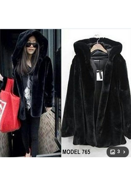 Yumuşak Kürk Mont Kapişonlu fırsatları