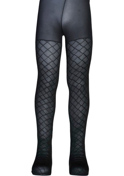 Burcu Desenli Mikro Çocuk Külotlu Çorap