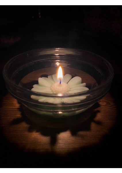 Çiçek Motifli ,kokulu, Karışık Mum Paketi 10'lu (Sepetsiz)