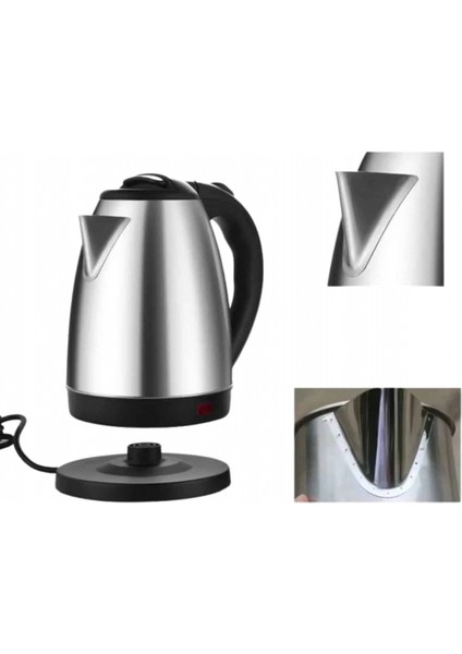 Su Isıtıcı 220 - 240 V Paslanmaz Çelik Kettle Uzun Ömürlü 2000 Watt modelleri