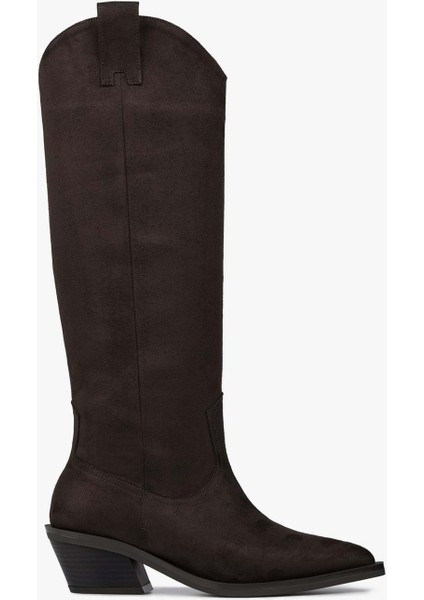 Kadın Kailey Kahve Süet Kovboy Çizme fiyatları