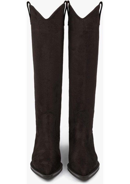 Kadın Kailey Kahve Süet Kovboy Çizme fırsatları