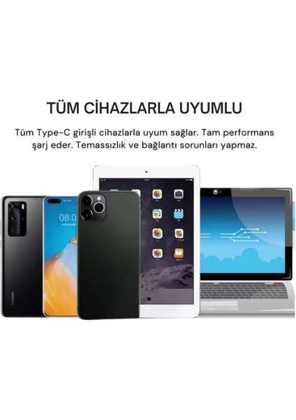 67W Hızlı Şarj Cihazı Type-C | Tüm Type-C Telefonlara Uyumlu | Süper Hızlı Şarj Seti ( Adaptör ve Kablo ) | Xiaomi, Samsung, Huawei, Oppo indirimleri