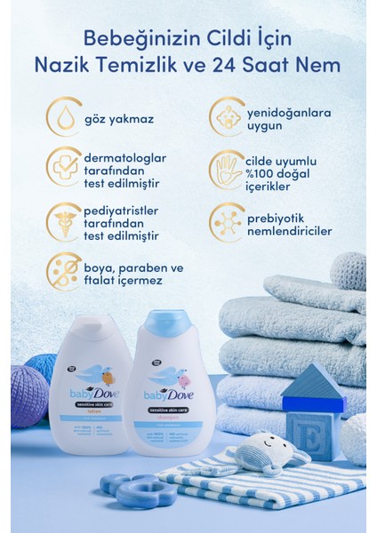 Doğal Prebiyotikli Şampuan ve Losyon Bebek Banyo Bakım Seti fiyatları