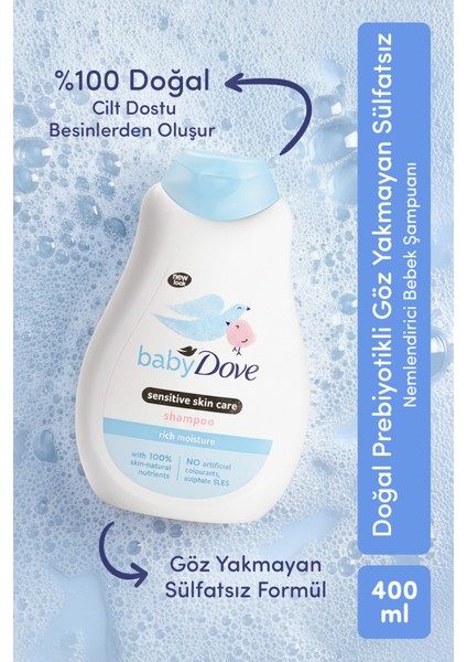 Doğal Prebiyotikli Şampuan ve Losyon Bebek Banyo Bakım Seti modelleri