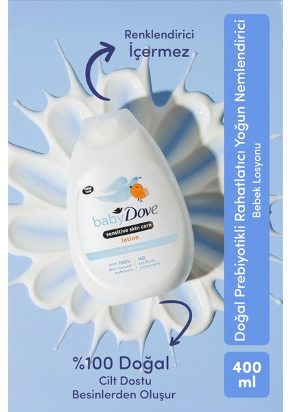 Doğal Prebiyotikli Şampuan ve Losyon Bebek Banyo Bakım Seti indirimleri