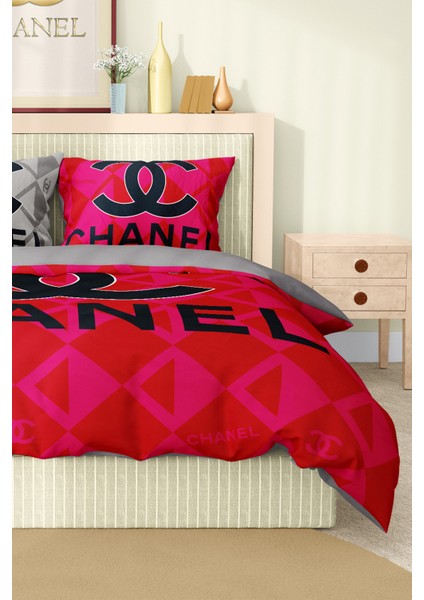 Nevresim Takımı Çift Kişilik Pamuklu Saten Kumaş 6 Parça 3D Dijital Baskı Duvet Cover Set Model No: fiyatları