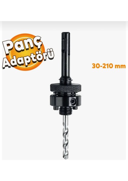 Profesyonel Bi-Metal Panç Adaptörü 30-210 mm