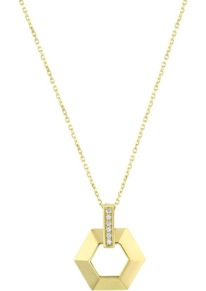 Tasarım Altın Kolye - 14K