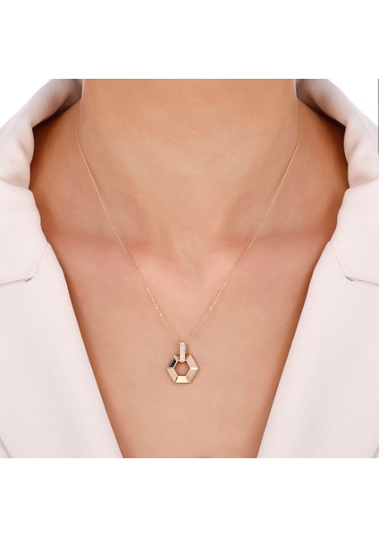 Tasarım Altın Kolye - 14K modelleri