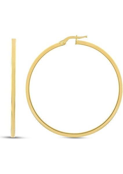 Altın Halka Küpe - 14K