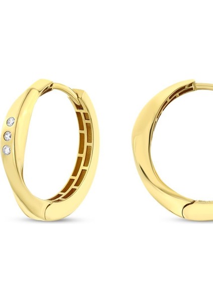 Altın Halka Küpe - 14K fiyatları