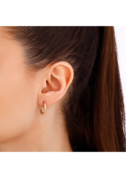 Altın Halka Küpe - 14K modelleri