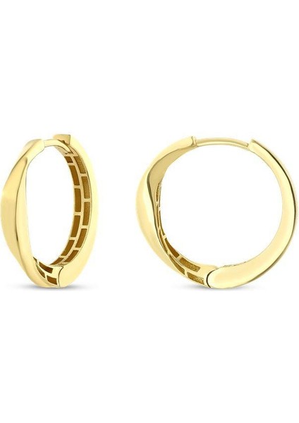 Altın Halka Küpe - 14K