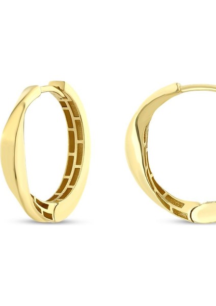 Altın Halka Küpe - 14K fiyatları