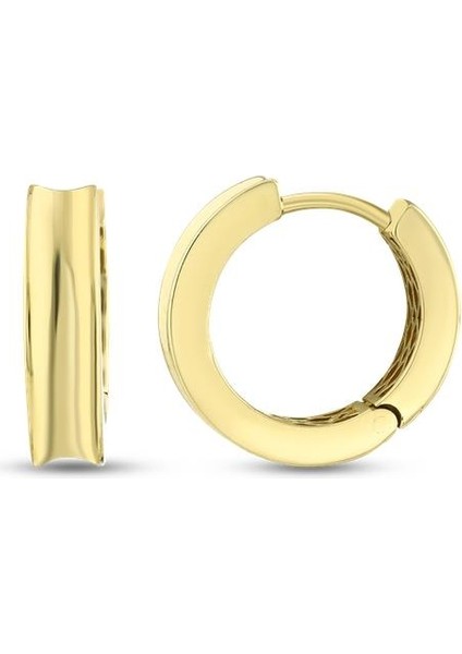 Altın Halka Küpe - 14K