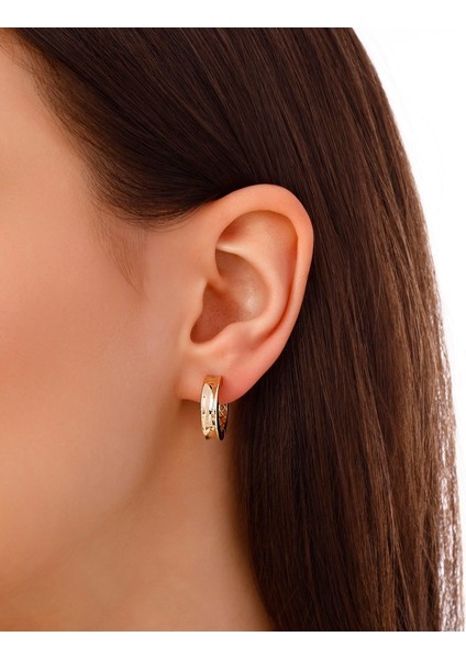 Altın Halka Küpe - 14K modelleri