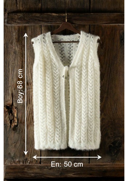 Çeyizlik Bağcıklı Simli Yumoş Yelek modelleri