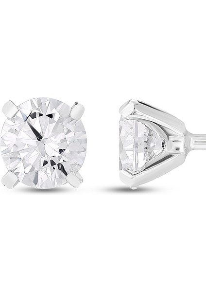 Altın Tektaş Küpe - 14K fiyatları