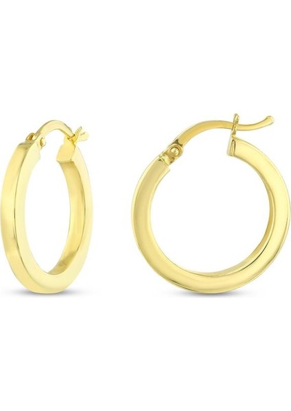 Altın Halka Küpe - 14K