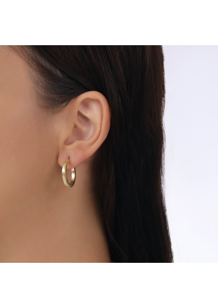 Altın Halka Küpe - 14K modelleri