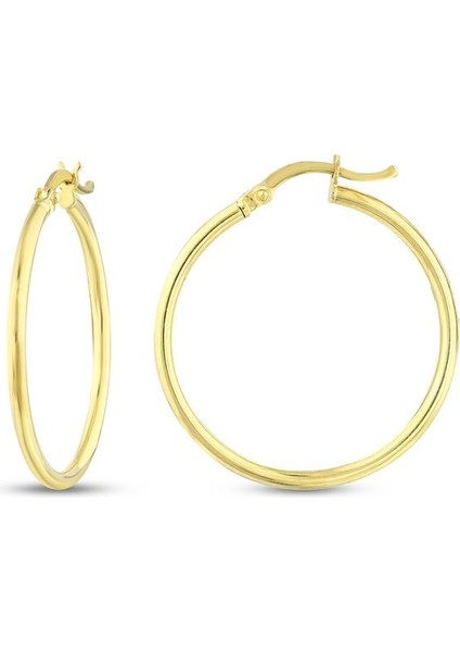 Altın Halka Küpe - 14K