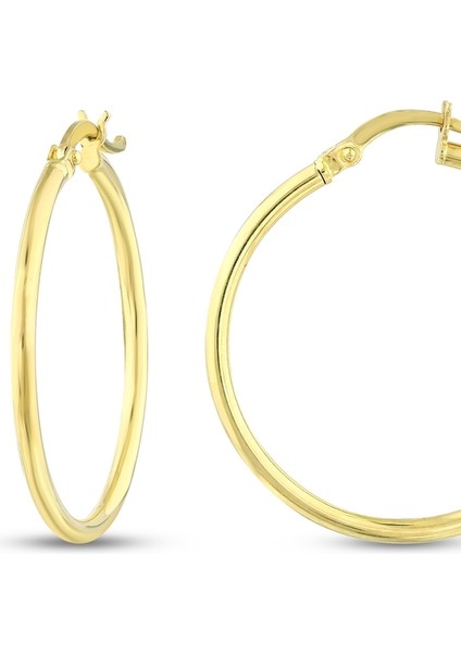 Altın Halka Küpe - 14K fiyatları