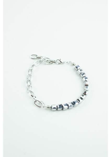 Küp Kristal Gümüş Zincir Bileklik fiyatları