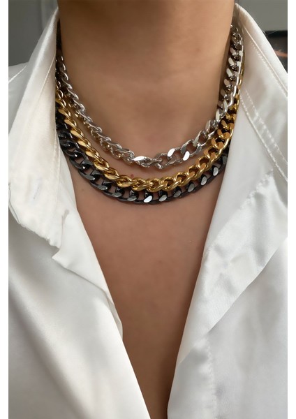 Üçlü Kolye Kombini