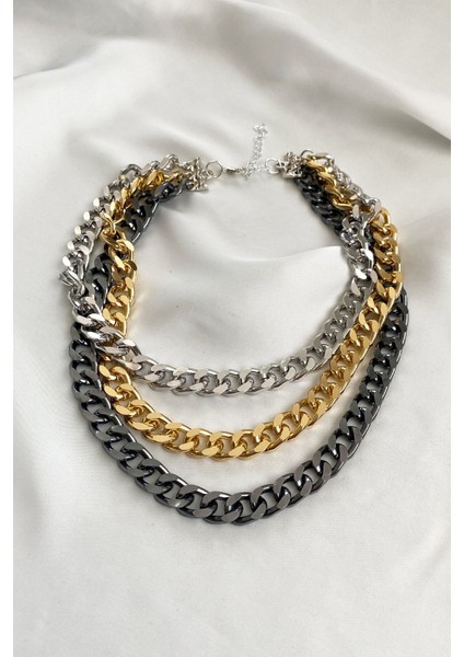 Üçlü Kolye Kombini modelleri