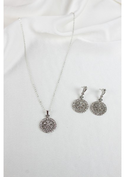 Zirkon Taşlı Şık Abiye Set modelleri