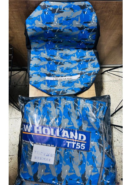 New Holland TT55 Kabinli Intercooler Özel Su Geçirmez Brandave L Tipi Koltuk Kılıfı