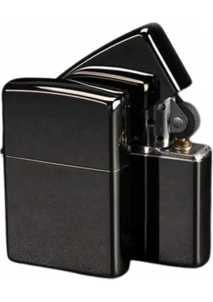 Siyah Kutulu Metal Çakmak Benzinli Hediyelik Eşya modelleri