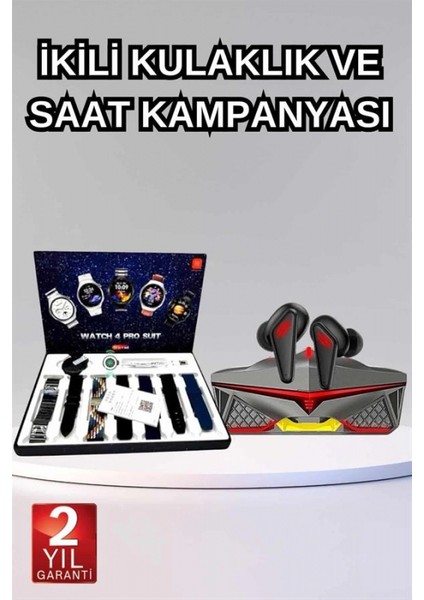 Gamer Oyuncu Seti Bluetooth Kulaklık Ucuz Kaliteli Yeni Nesil Akıllı Saat fiyatları