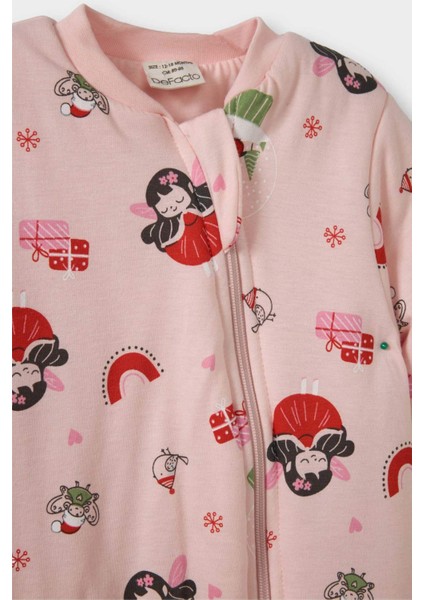 Kız Bebek 1,6 Tog Elyaf Desenli Tulum F3565A525WN fiyatları