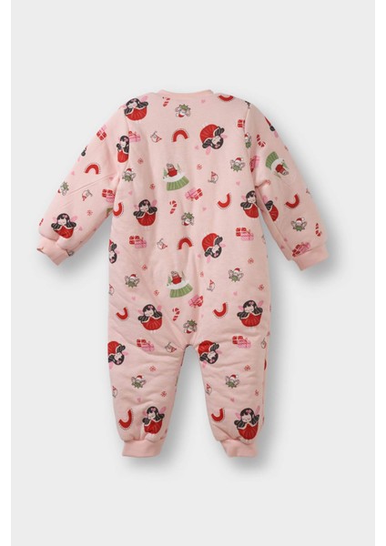 Kız Bebek 1,6 Tog Elyaf Desenli Tulum F3565A525WN modelleri