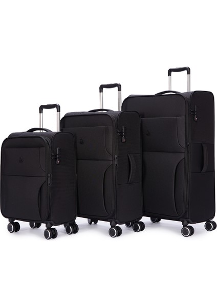 14BNT2500 Polipropilen 3 Lü Valiz Seti