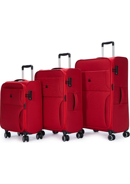 14BNT2500 Polipropilen 3 Lü Valiz Seti
