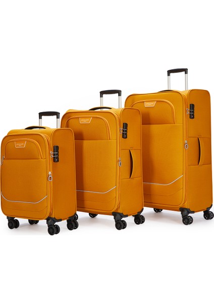 04PC7050 Polipropilen 3 Lü Valiz Seti