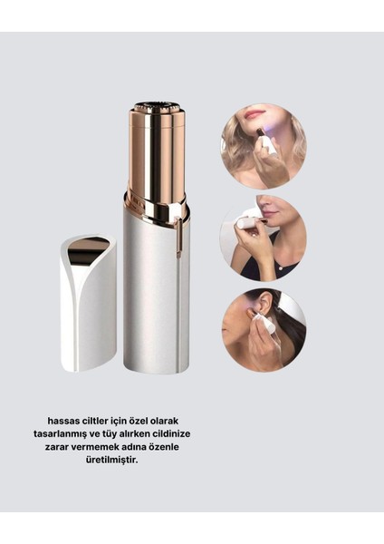 Mtxdpn Kadınlar Için Yüz ve Kaş Epilatörü – Hassas Cilt Dostu, Pil ile Çalışan, Taşınabilir ve Şık Tasarım fiyatları