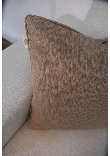 Parlak Krem Kırlent Kılıfı Dekoratif Bohem Soft Koltuk Sırt Yastık Hediyelik Yılbaşı 45X45 fırsatları