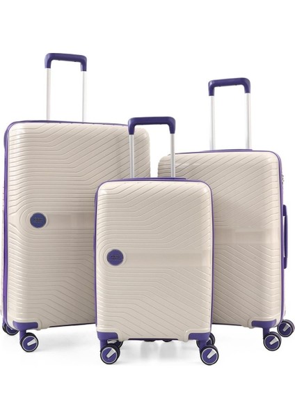 5239 Polipropilen 3 Lü Valiz Seti