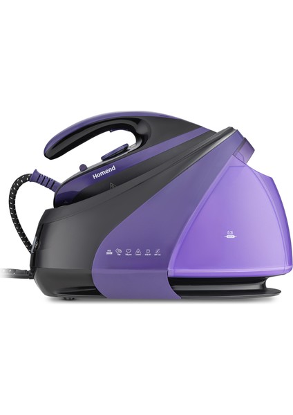 Jetsteam 1173H Buhar Kazanlı Ütü Mor Siyah