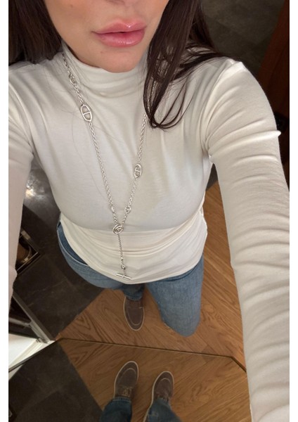 Yandan Büzgülü Tasarım Bluz- Ekru modelleri