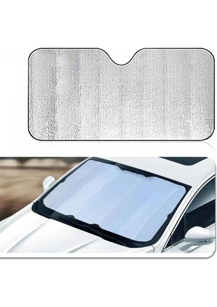 Katlanabilir Araç Ön Cam Güneşlik Isı ve Işık Önleyici Honda Civic Peugeot 3008 Volkswagen Passat Nissan Qashqai
