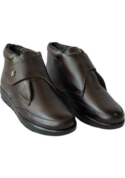 Kadın Hakiki Deri Içi Kürklü Ortapedik Rahat Soğuk Hava Suya Dayanıklı Günlük Kahverengi Anne Botu fırsatları