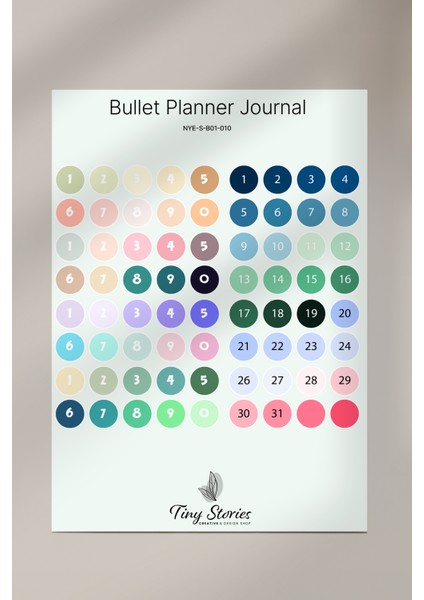 Bullet Journal Sticker Seti - 6 Sayfa / Ajanda, Scrapbook, Journal fırsatları