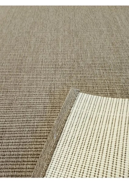 Natura 1106 Kahve Halı Sisal Dekoratif Jüt Halı Tozsuz Modern Salon Halısı Mutfak modelleri