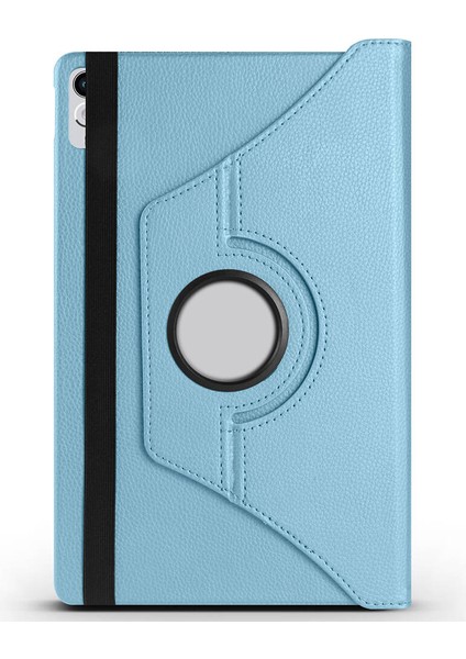 Lenovo Tab P11 11.5 (2.nesil) TB350UF Uyumlu Spıa Dönebilen Standlı Kılıf-Mavi